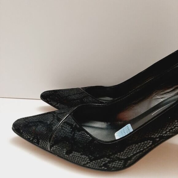 ROBERTO CAPUCCI | Italy Snake Pattern Genuine Suede Leather Stiletto Heels 7 B - Picture 9 of 16